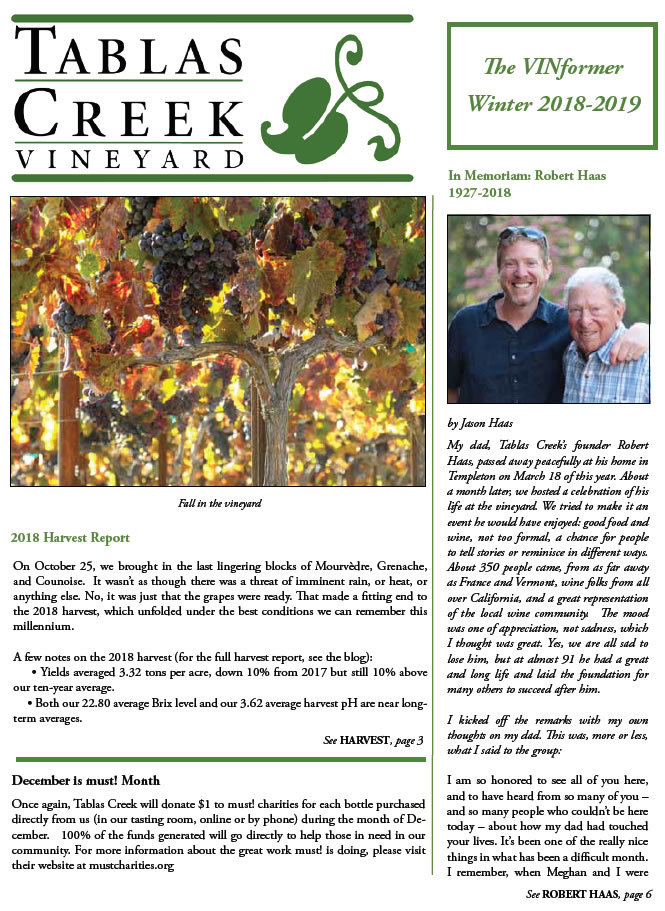 Newsletter Cover Dec 2018