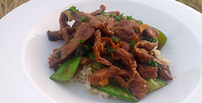Image of Asian Beef Stir Fry with Syrah